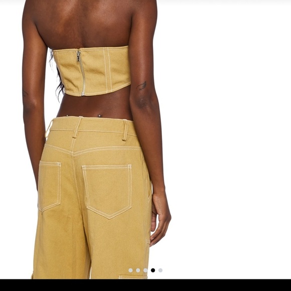 Dolls Kill Dyln Crop Top. NWOT. Medium Ella Corset top. - Picture 9 of 10